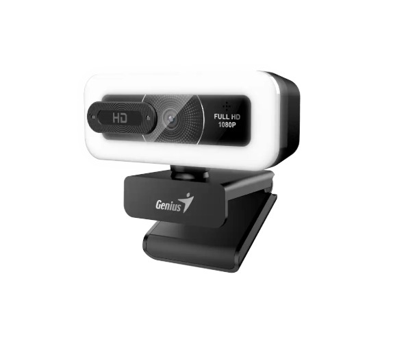 Webcam Genius Facecam Light Black Con Luz Fhd Usb-c/a