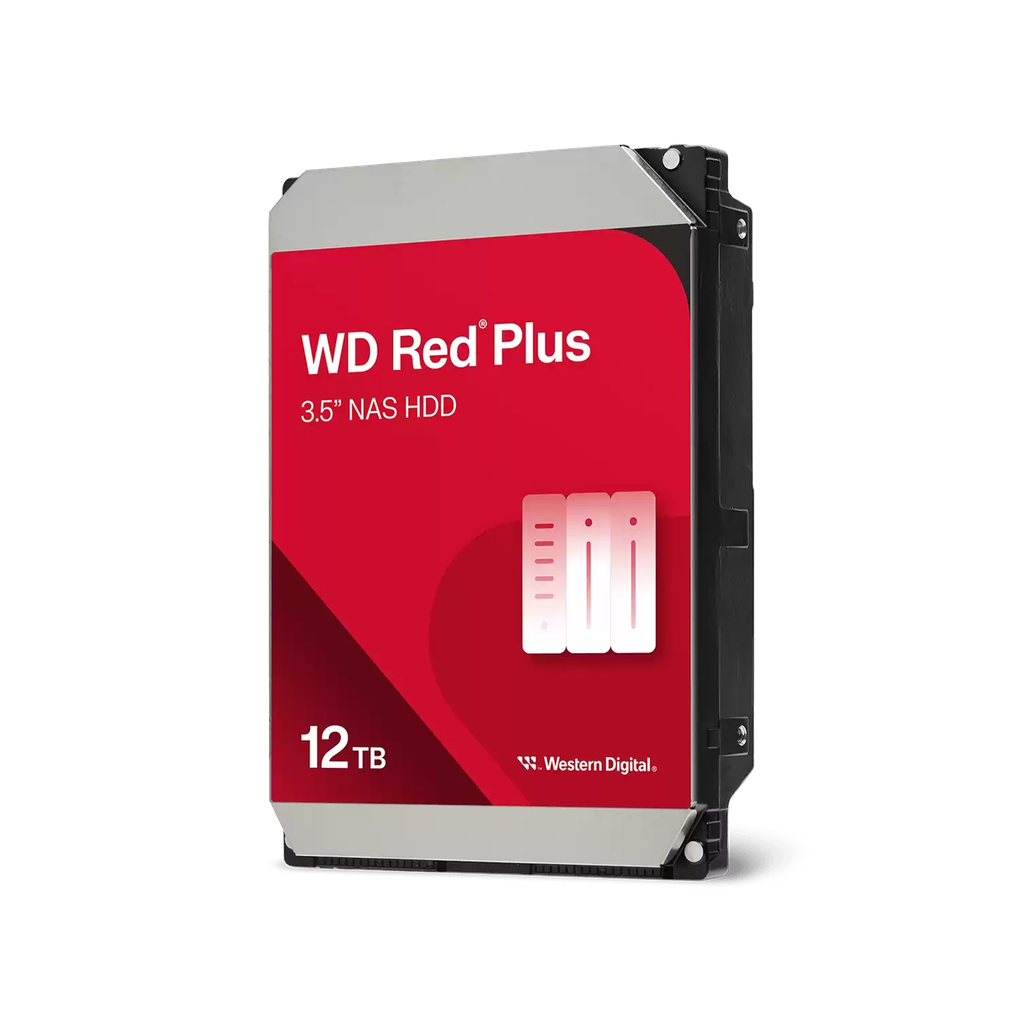 Disco Interno HDD WESTERN DIGITAL Red Plus 12TB 3.5" SATA 3.0 7200rpm