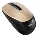 Mouses Genius Nx-7015 Wireless Negro Dorado