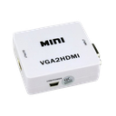 Adaptador VGA (H) con Jack 3.5 mm a salida HDMI (H) Netmak NM-HD2