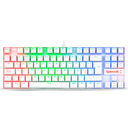 Teclado Redragon Kumara K552W RGB Mecánico Switch Red Dust-Proof TKL blanco (K552W-RGB) (6950376778932)