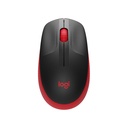 Mouses LOGITECH M190 FULL SIZE WIRELESS 2.4 RED (910-005904)