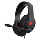 Auricular REDRAGON CRONUS H211 RGB GAMING CONNECTION WIRE BLACK-RED (H211-RGB) (6950376718815)