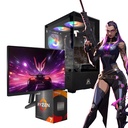 PC AMD 7 5700G 16GB 480GB KIT RGB AURA MONITOR 24