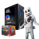 PC AMD Ryzen 5 3400G 16GB 480GB RGB Voltix monitor 22"