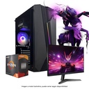 PC AMD Ryzen 5 3400G 32GB 960GB RGB VOLTIX MONI 24