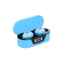 Netmak Auricular Bt Touch C/ Display Azul (NM-BIZA-B)