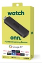 OUTLET AB: ONN GOOGLE TV BOX FULL HD NEGRO HDMI CON CONTROL REMOTO SIN FUENTE