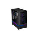 Gabinete gamer Asus Prime Case AP202 ARGB vidrio templado M-ATX Negro (AP202/BK/TG/ARGB)