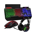 Kit Gamer Aula T650 Teclado, Mouse, Pad y Auricular (6948391222363)
