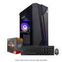 PC Oficina Ryzen 3 3200G 8GB RAM 256GB SSD Gabinete Kit
