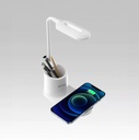 Lámpara LED Carga Inalámbrica 15W -  3 niveles de iluminación (NM-CL13-W)