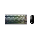 Combo Gamer RGB Teclado & Mouse AULA S75 PRO Degrade + V9 PRO BLACK