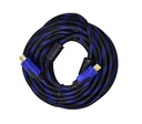Cable Hdmi Nisuta De 15M V1.4 Con Filtros 1080P Malla De Tela (NSCAHD15M)