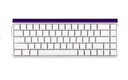 Teclado Mecanico Aula Hero 68 HE White (6978080504173)