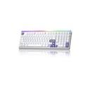 Teclado Mecánico Aula HERO 99 HE WHITE PURPLE SW GRAYWOOD (6978080504579)